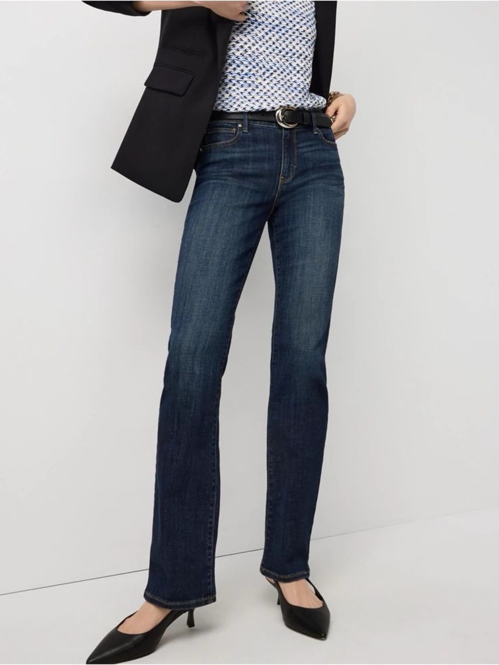 White House Black Market The Boot Dark Wash Bootcut Jeans Women’s 00P
